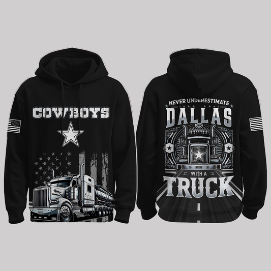 Cowboys Truck Driver Appreciation Night Game Hoodie