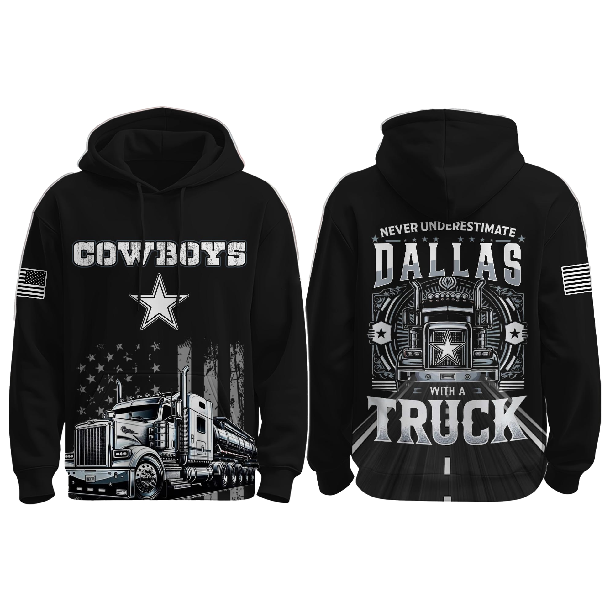 Cowboys Truck Driver Appreciation Night Game Hoodie - Clothingus Diamond