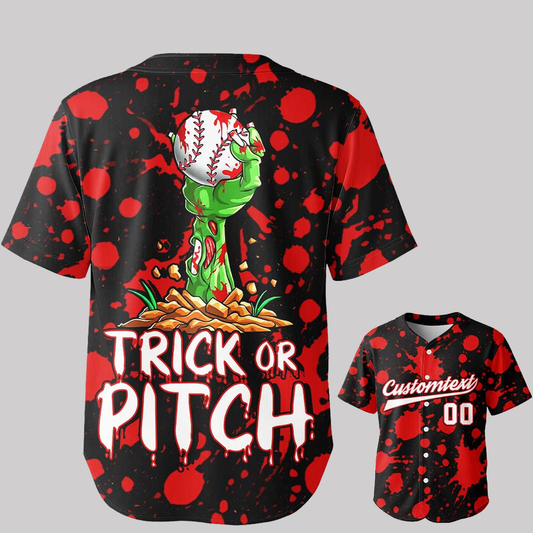 Customtext Trick Or Pitch Squad 4 Gear Giveaway Jersey 2025