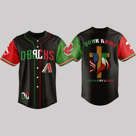 D Backs Italian Heritage Night ITalian By Blood Jersey