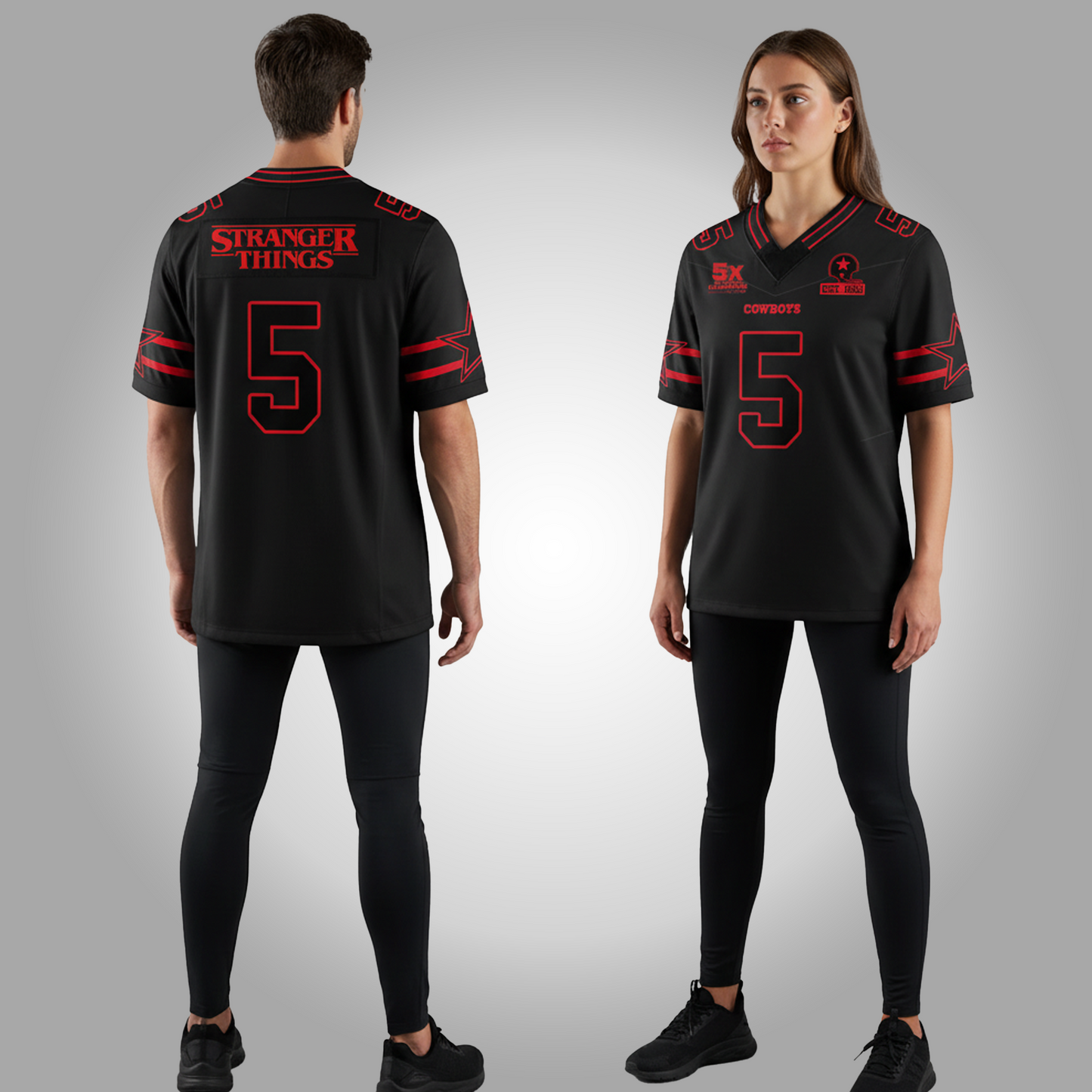 Dallas Cowboys Super Bowrl Champion Stranger Things Vapor 2025 Jersey Clothingus Diamond