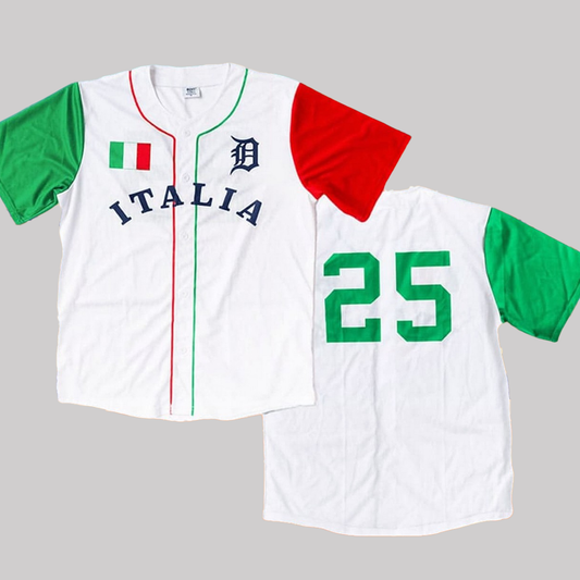Detroit Tigers Italian Heritage Night Jersey 2025