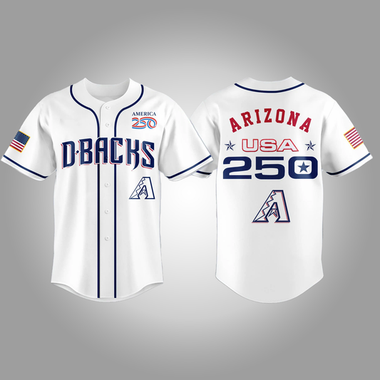Diamondbacks Celebration United States of America 250 Anniversary Jersey Clothingus Diamond