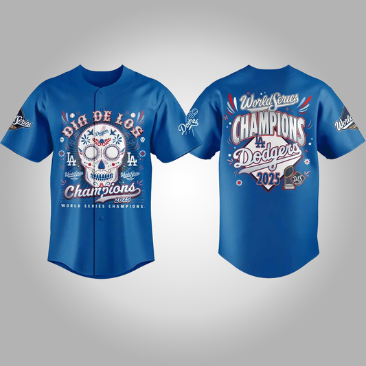 Dodgers Dia De Los World Series Champions 2025 Jersey - Clothingus Diamond