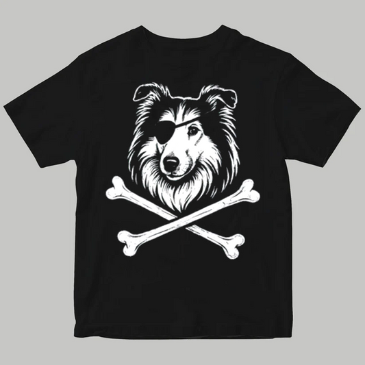Dog Eye Patch Rev Pirate Reveille Flags Shirt