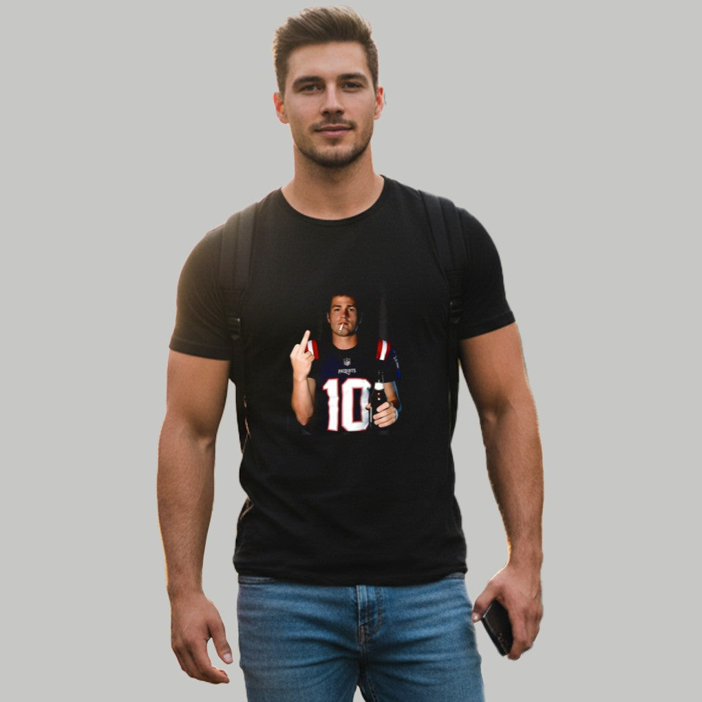 Drake Maye Drinking And Smoking Shirt Clothingus Diamond