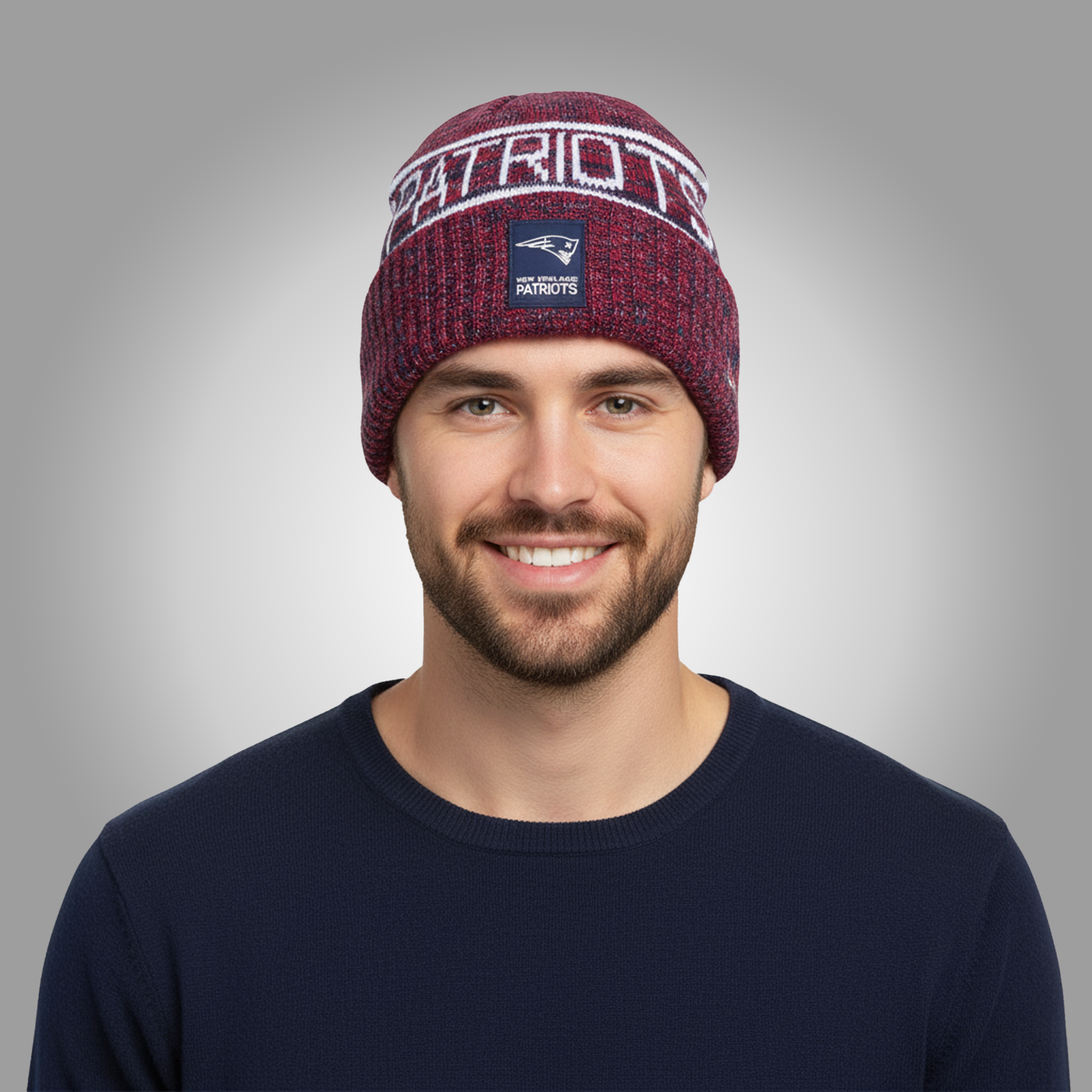 Drake Maye Patriots Beanie Hat Clothingus Diamond