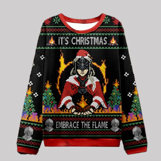 Embrace the Flame Ugly Sweatshirts