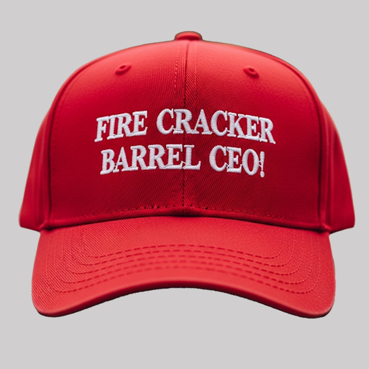 Fire Cracker Barrel Ceo Hat 2025