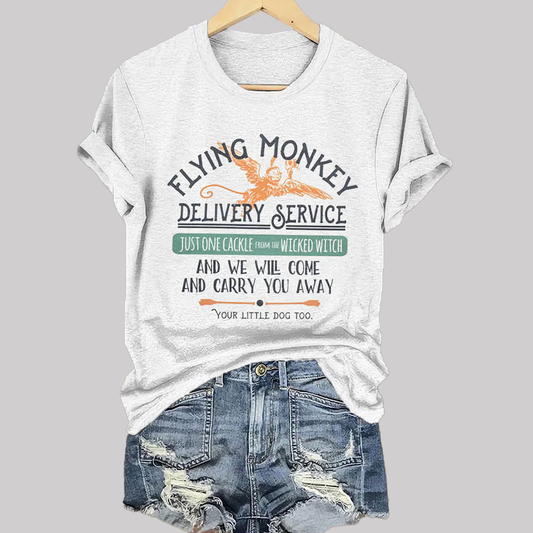 Flying Monkey Delivery Service Halloween shirt 2025