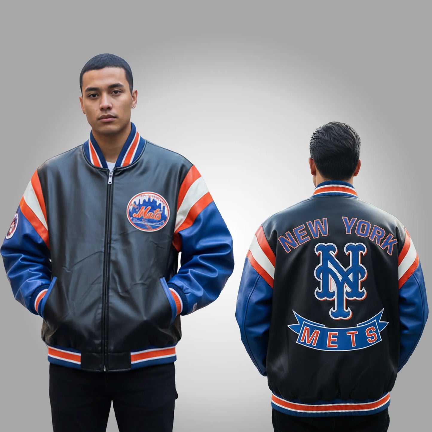 Frank New York Mets Jacket Clothingus Diamond