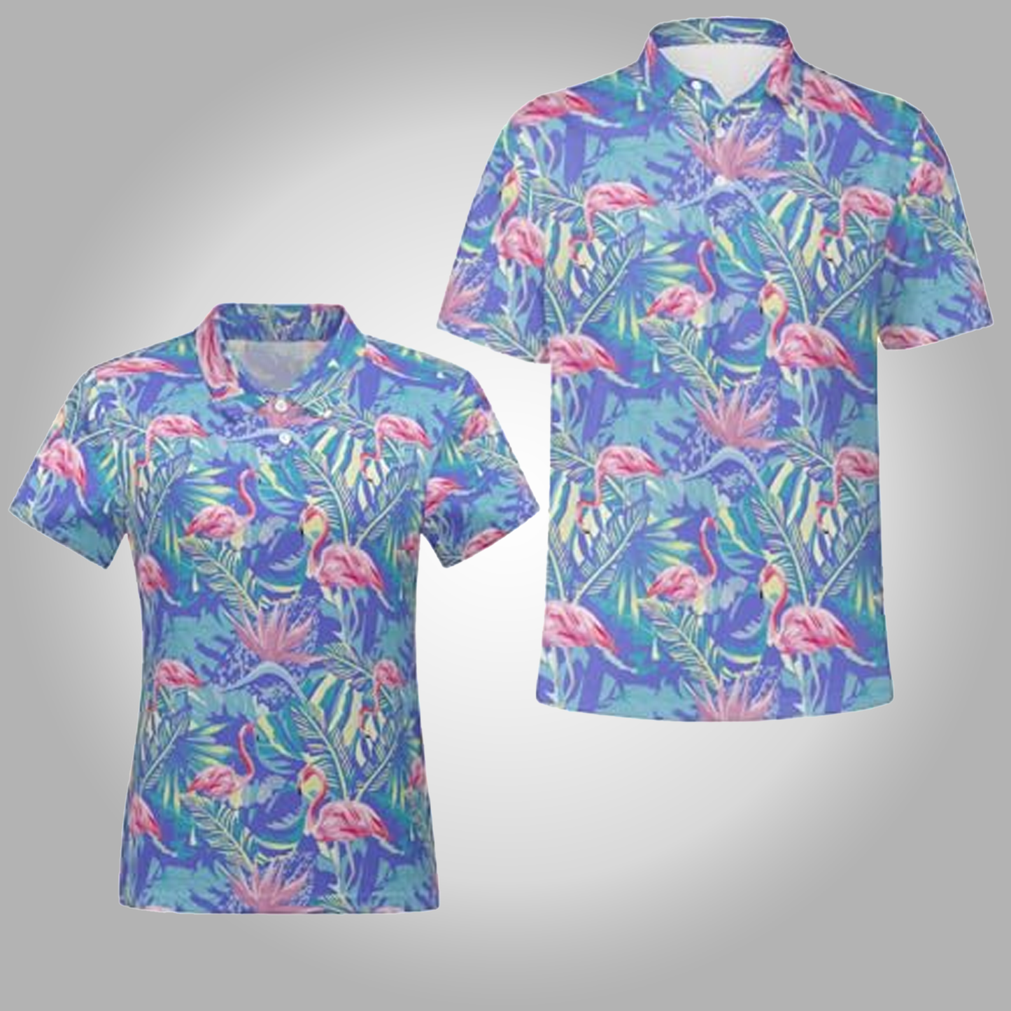Funny Couple Golf Shirts Matching Hawaiian Golf Shirt - Clothingus Diamond