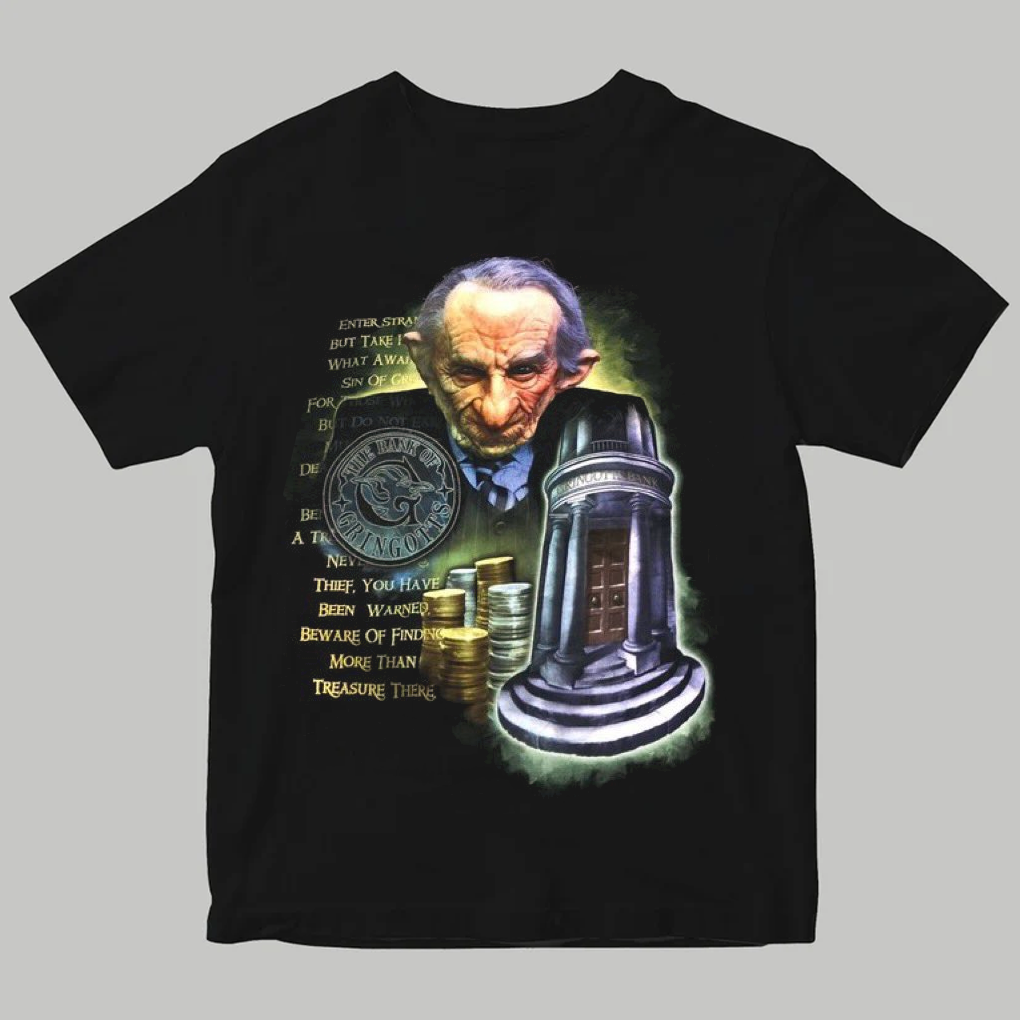 Goblin Gringotts Bank Harry Potter Shirt - Clothingus Diamond