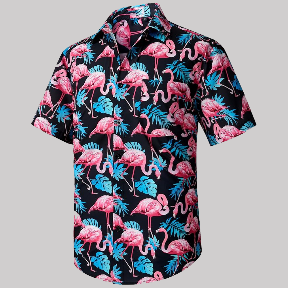 HISDERN Men Funky Hawaiian Shirts 2025