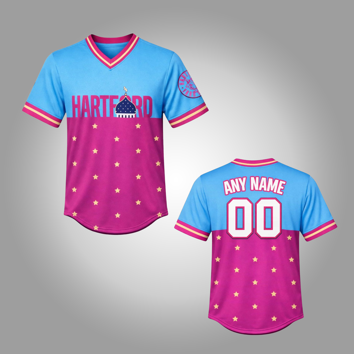 Hartford Yard Goats Capital Glow Giveaway Jersey Clothingus Diamond