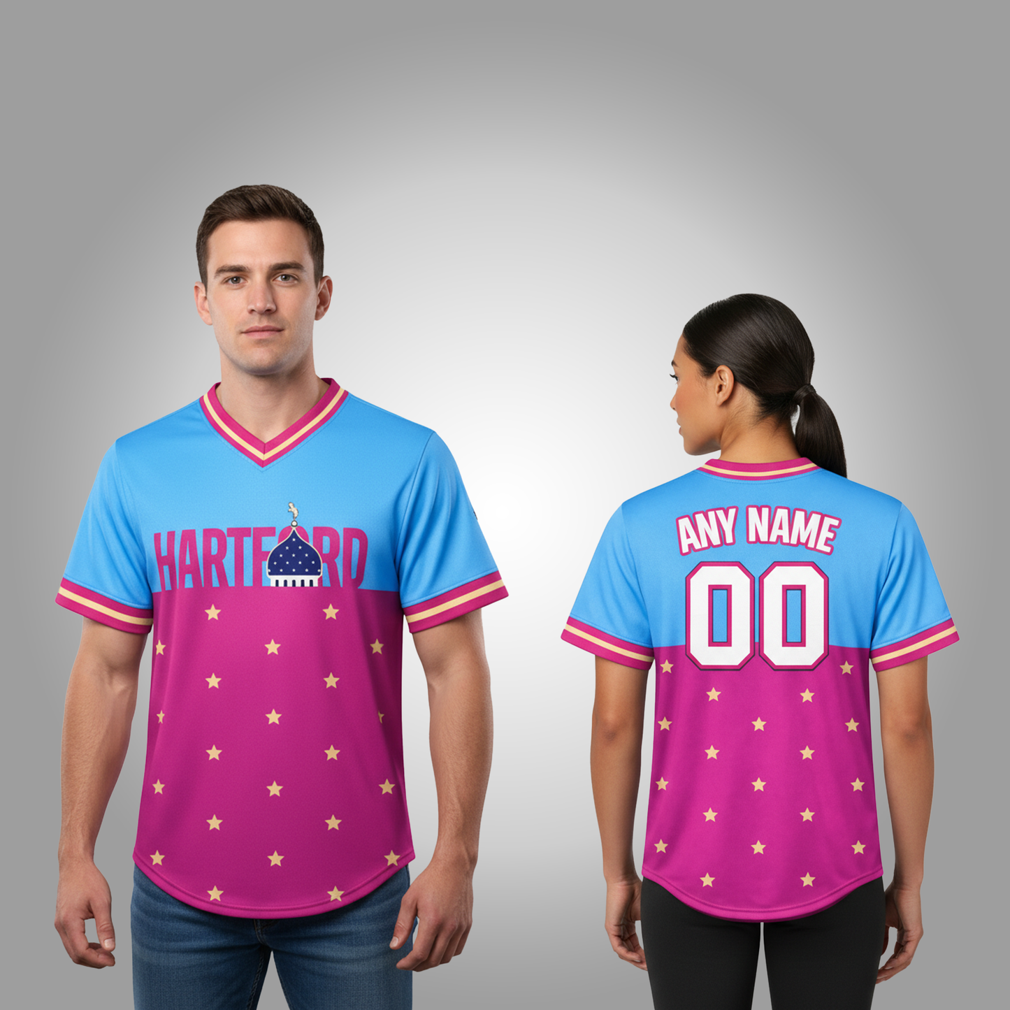 Hartford Yard Goats Capital Glow Giveaway Jersey Clothingus Diamond