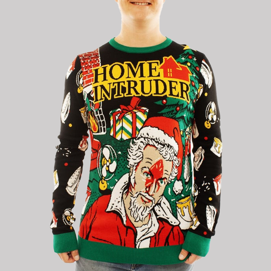 Home Intruder Ugly Christmas 2025 Sweater