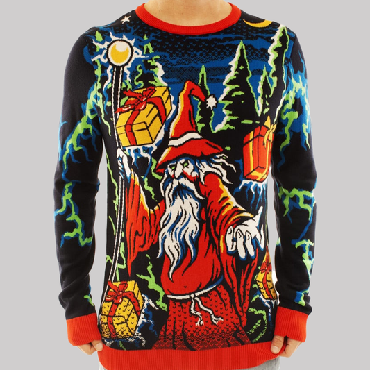 Wizard Santa Ugly Christmas 2025 Sweater