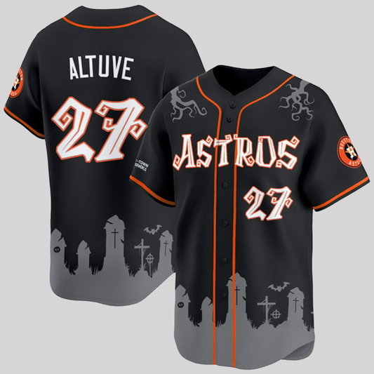 Houston Astros Altuve Hallowen Jersey 2025
