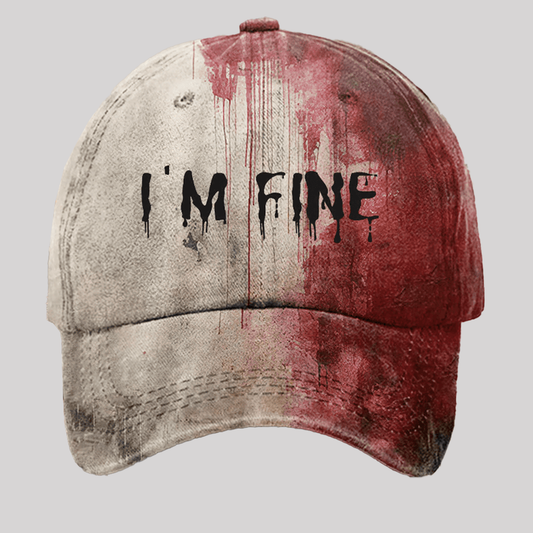 I'm Fine Hallowen Hat 2025