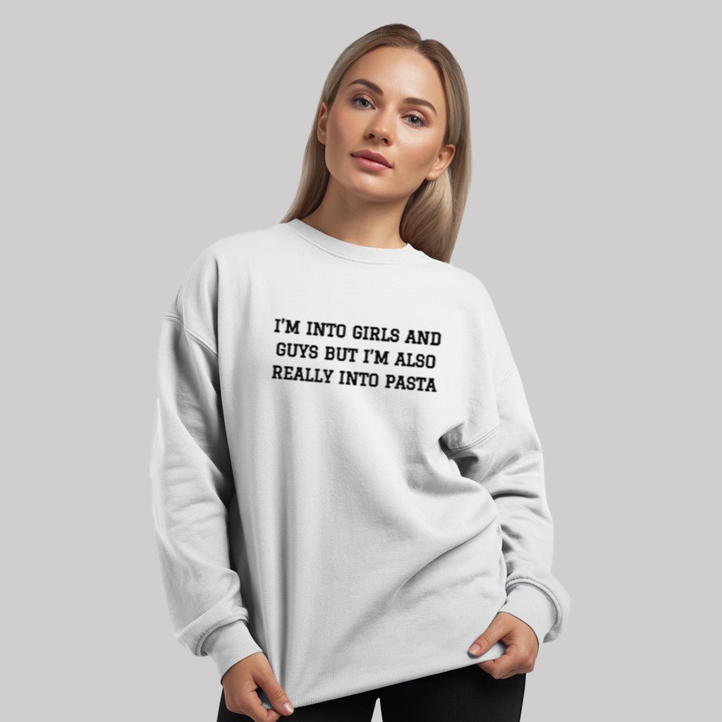 I'm Into Girls And Guys But I'm Also Really Into Pasta Shirt Clothingus Diamond