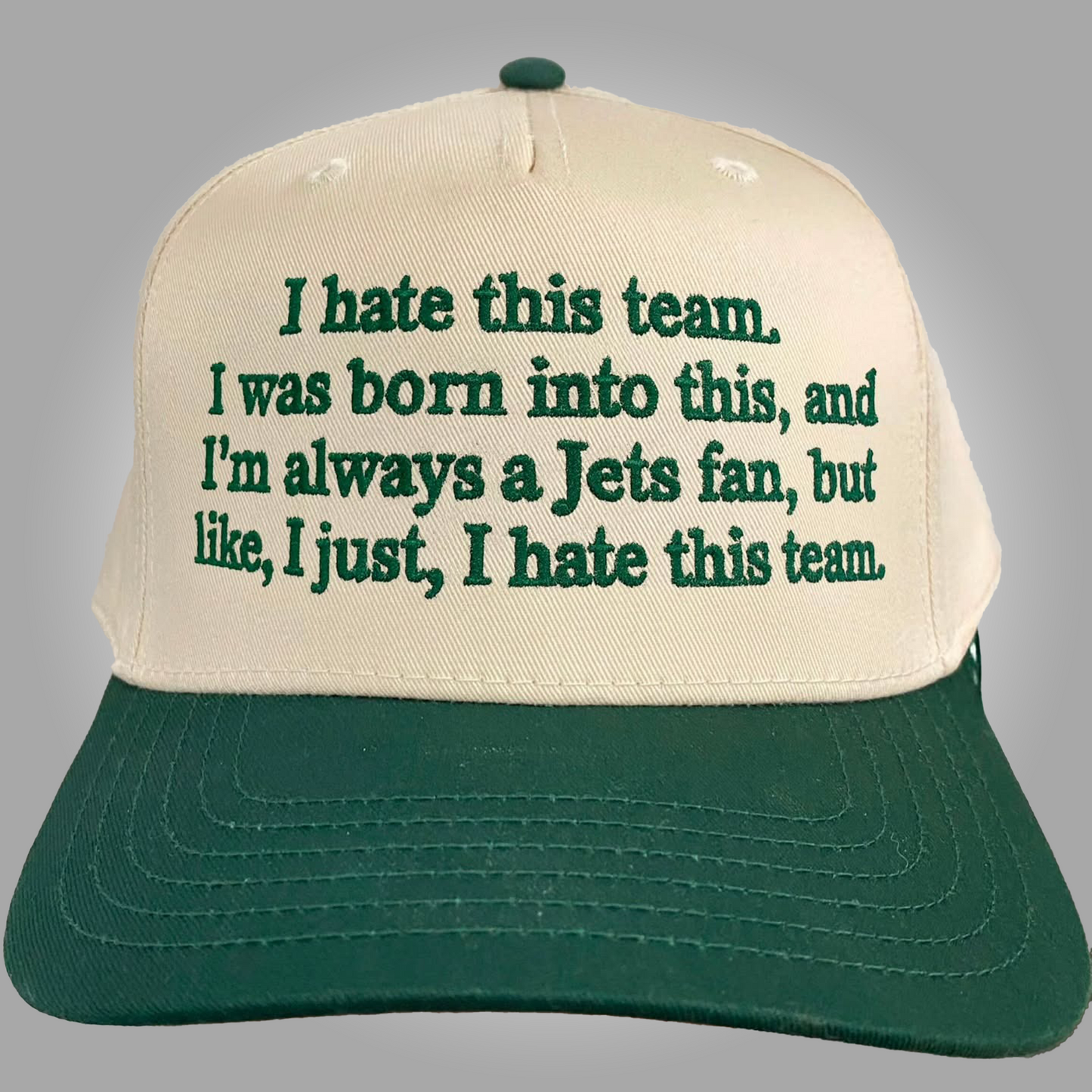 I hate This TeamI Was Born Into This and I'm Always A Jets Fan But Like I Just I Hate This Team Hat - Clothingus Diamond