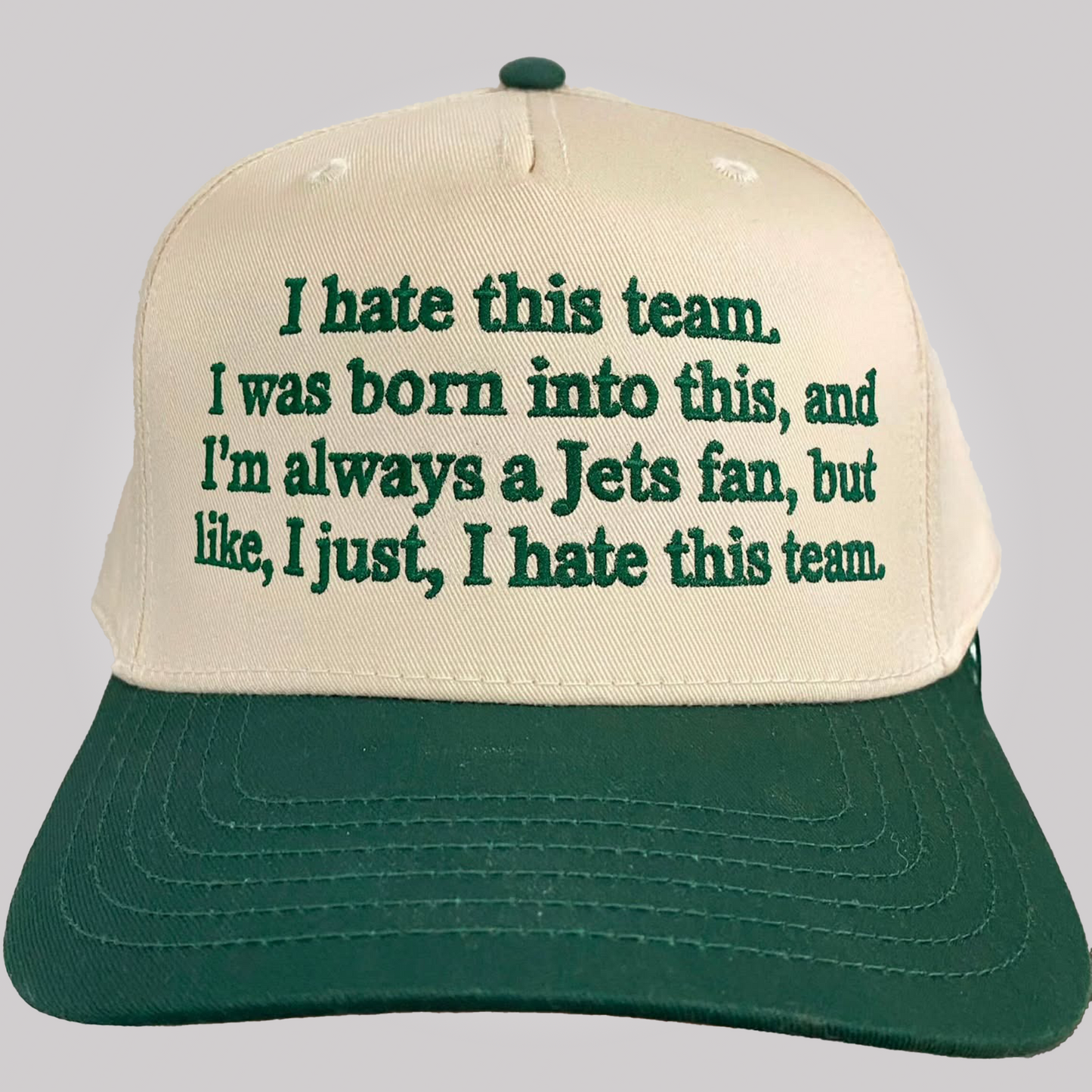 I hate This TeamI Was Born Into This and I'm Always A Jets Fan But Like I Just I Hate This Team Hat - Clothingus Diamond