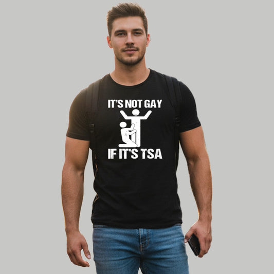 It's Not Gay If It's Tsa Shirt Clothingus Diamond