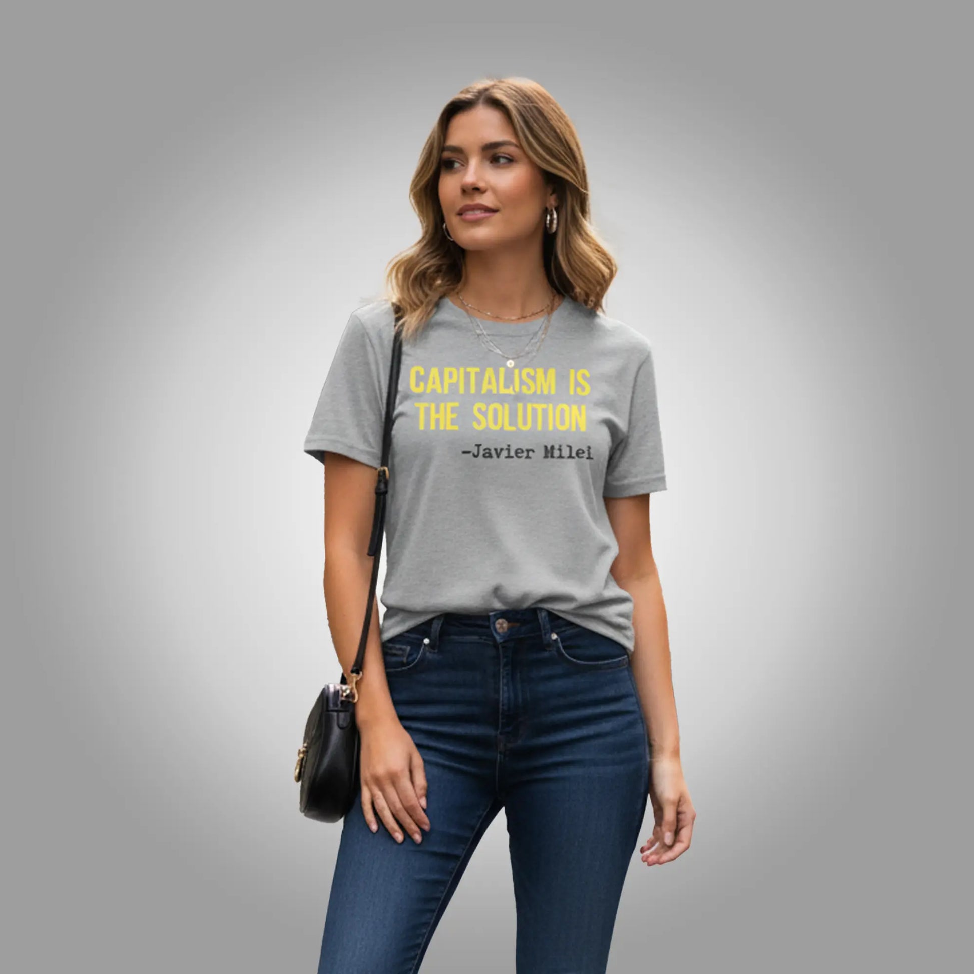 Javier Milei Capitalism Is The Solution Shirt Clothingus Diamond