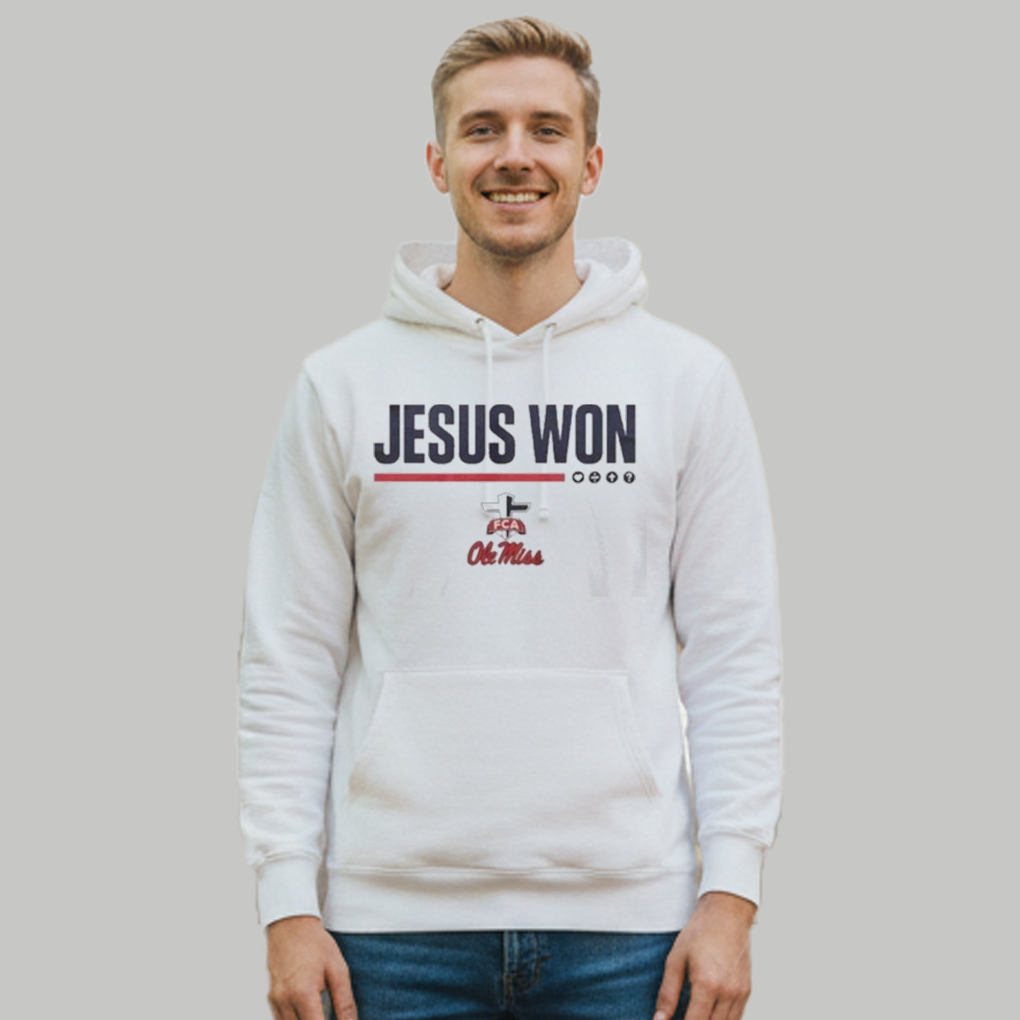 Jesus Won Ole Miss Football Shirt - Clothingus Diamond
