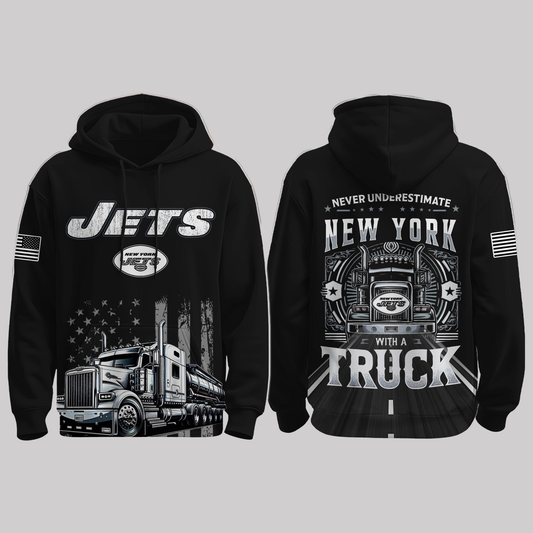 Jets Truck Driver Appreciation Night Game 2025 Hoodie