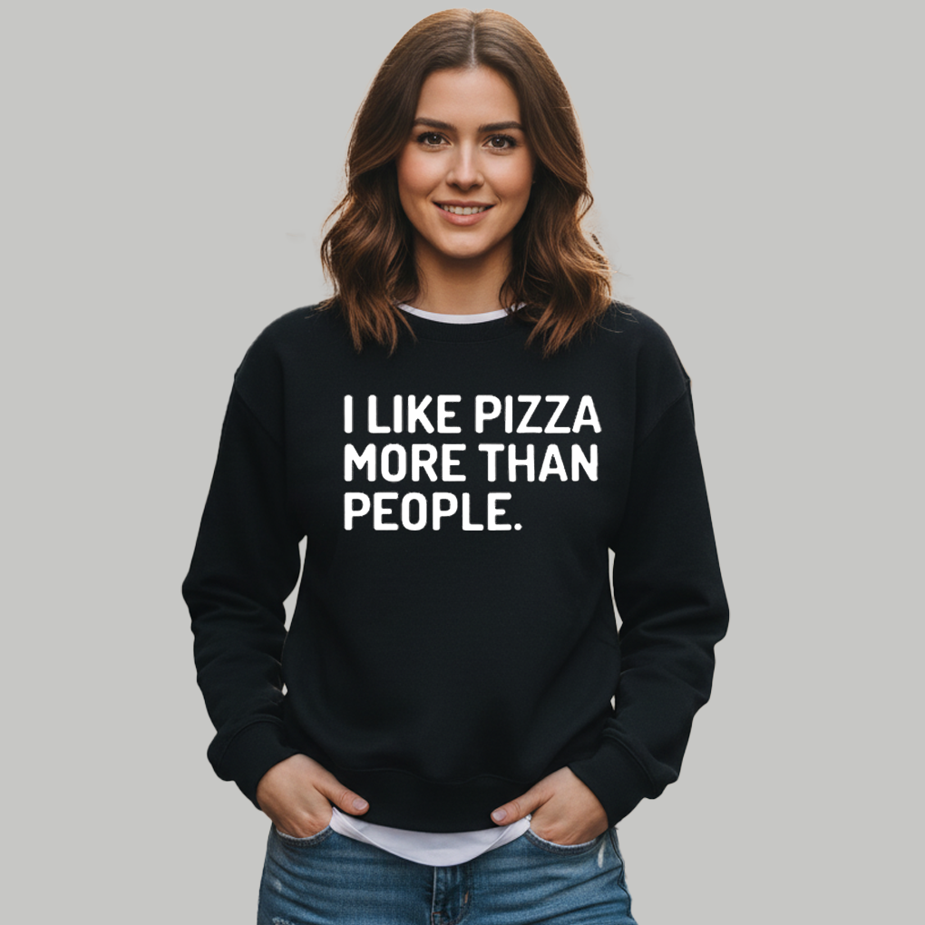 Joey Swoll I Like Pizza More Than People Shirt - Clothingus Diamond