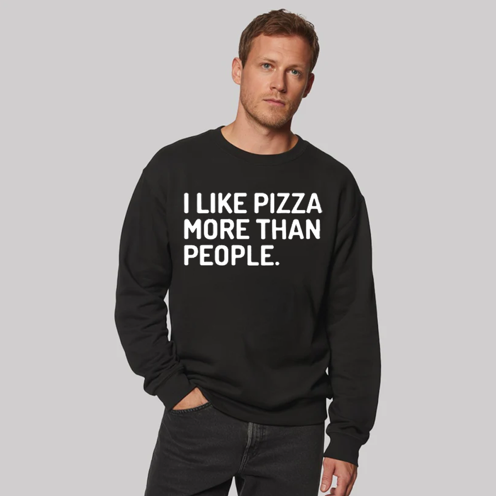 Joey Swoll I Like Pizza More Than People Shirt - Clothingus Diamond