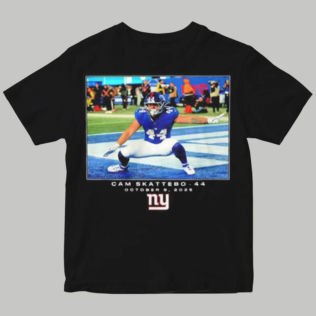 John Michael Schmitz Cam Skattebo 44 October 2025 Ny Shirt - Clothingus Diamond