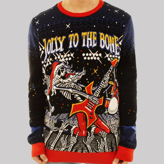 Jolly To The Bone Ugly Christmas 2025 Sweater