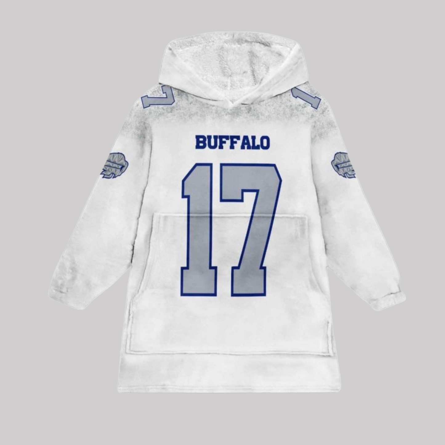 Josh Allen Bills Rivalries Cold Front Unisex Blanket Hoodie