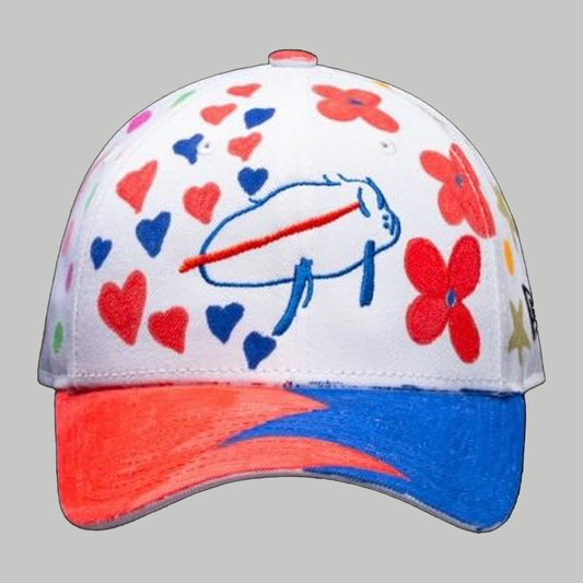 Buffalo Bills Josh Allen honors young leukemia survivor with special game cap in Week 5 Hat