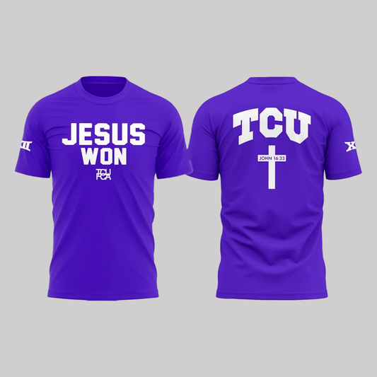 Josh Hoover Jesus Won Tcu Shirt