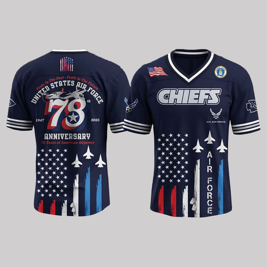 Kansas City Chiefs Football x U.S. Air Force Birthday Jersey