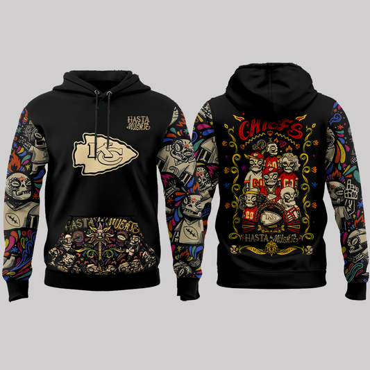 Kansas City Chiefs Hasta La Muerte 2025 Hoodie