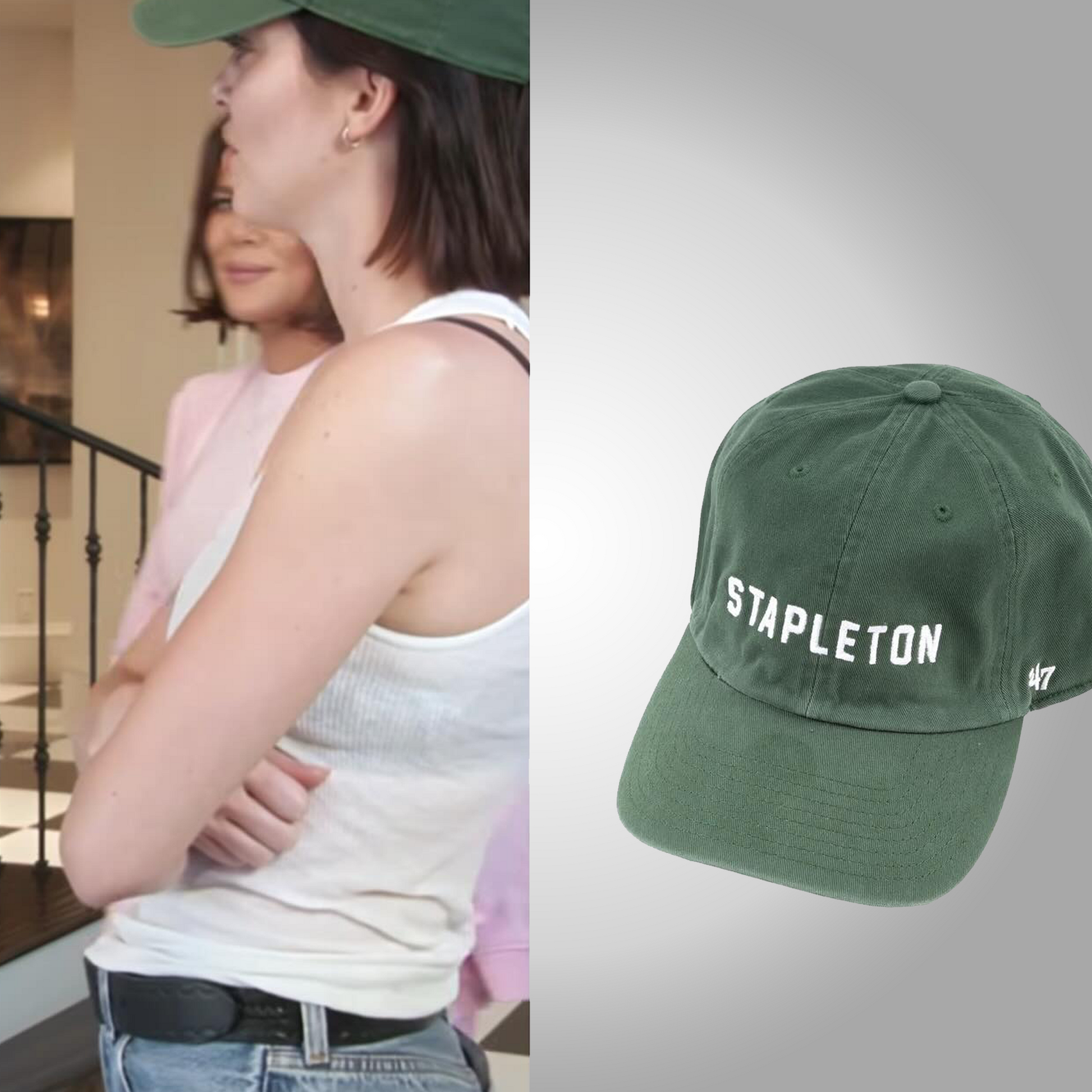 Kendall Jenner Wears A Chris Stapleton Green 47 Hat - Clothingus Diamond