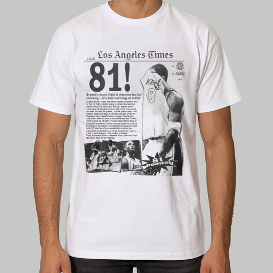 Kobe 81 Los Angeles Times Shirt