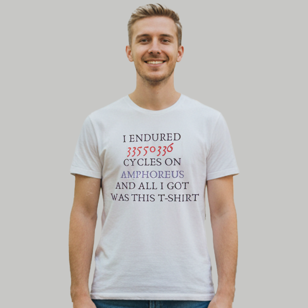 Kssi I Endured 33550336 Ampohoreus And All I Got As This T-shirt - Clothingus Diamond