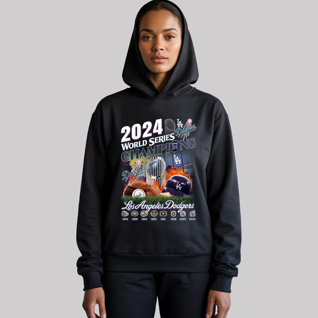 LA Dodgers 2024 world series champions Fernando 34 1955 – 2024 Shirt - Clothingus Diamond