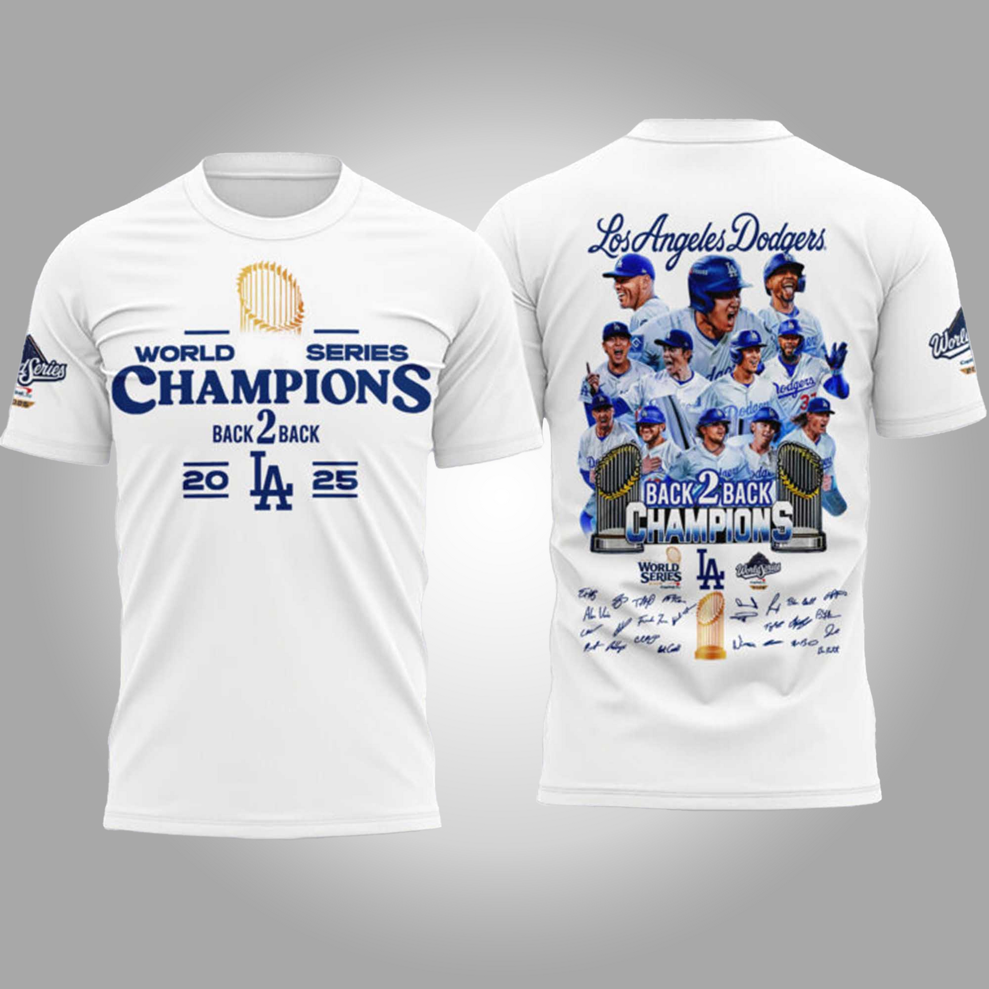LA Dodgers 2025 World Series Champions Shirt - Clothingus Diamond