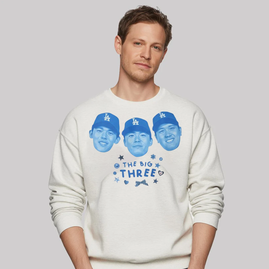 LA Dodgers The Big Three Shirt - Clothingus Diamond