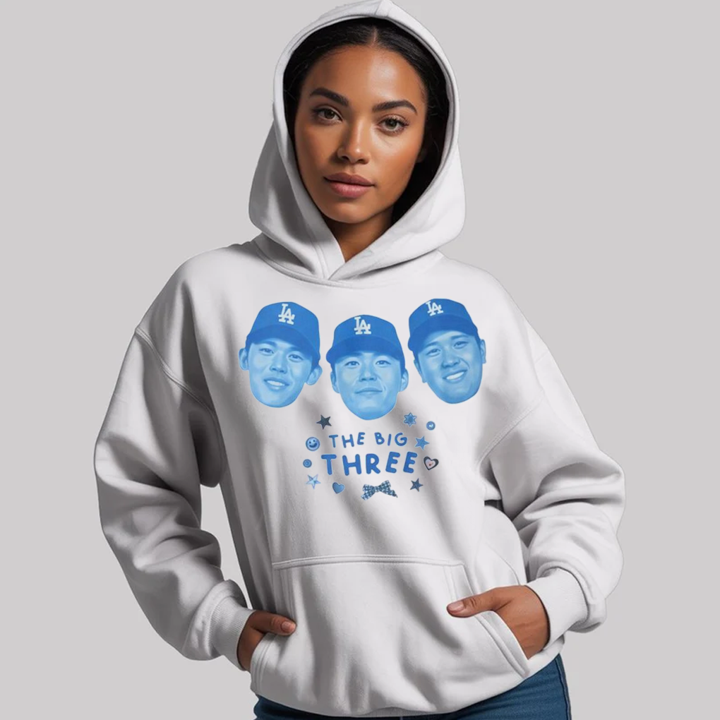 LA Dodgers The Big Three Shirt - Clothingus Diamond