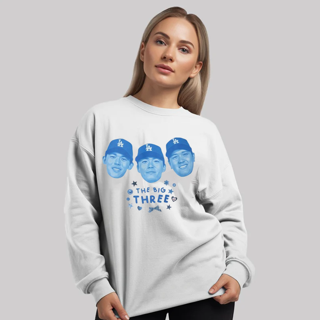 LA Dodgers The Big Three Shirt - Clothingus Diamond