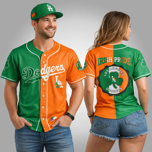 LA Dodgers x Irish Heritage Baseball Jersey Clothingus Diamond