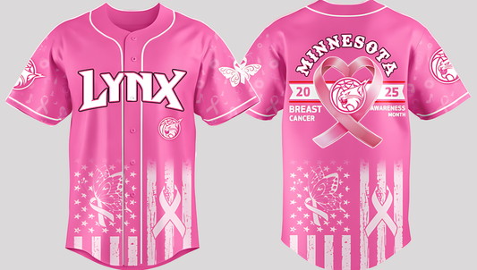LYNX Jersey for Breast Cancer Awareness Month 2025